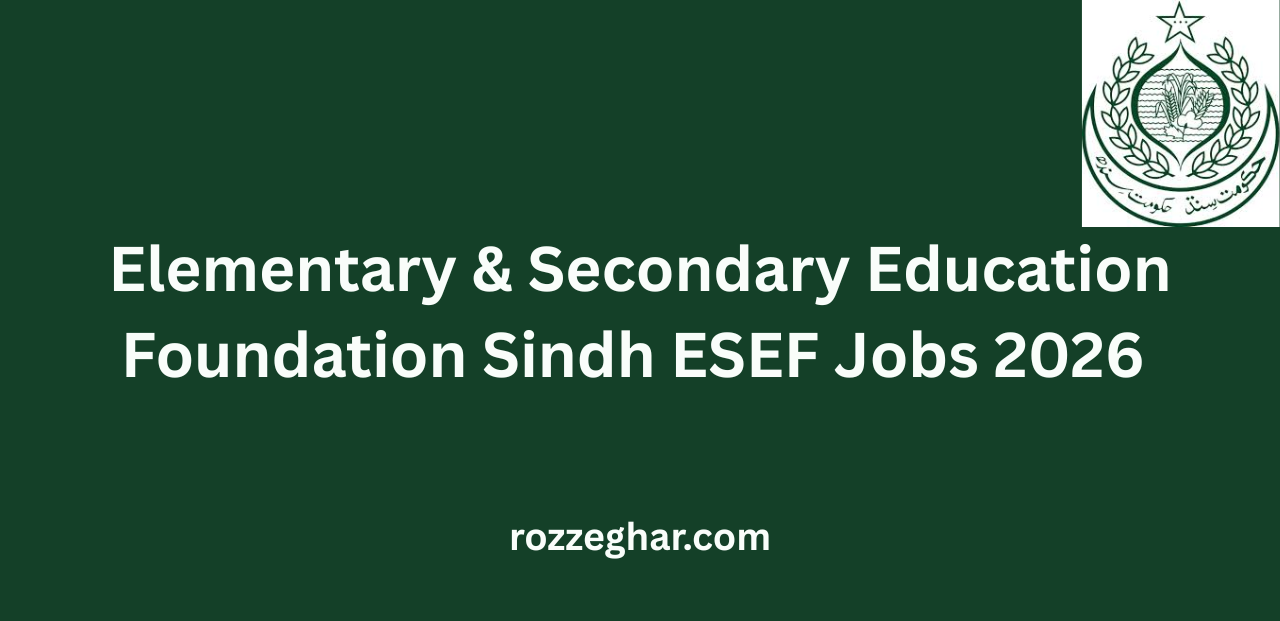 Elementary & Secondary Education Foundation Sindh ESEF Jobs 2026 – Complete Career Guide for Applicants