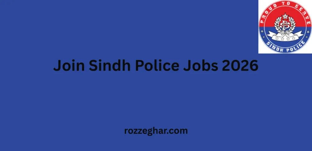 Join Sindh Police Jobs 2026 – Apply Online for Male & Female