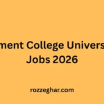 Government College University GCU Jobs 2026 – New Teaching & Non-Teaching Career Opportunities