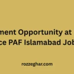 Employment Opportunity at Pakistan Air Force PAF Islamabad Jobs 2026 – Complete Career Guide